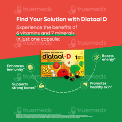 Diataal-D Multivitamin Vit. D & Ala Sustained Energy Heart Health For Men & Women Capsule 10