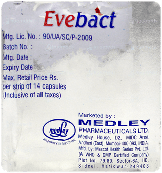 Evebact Capsule 14