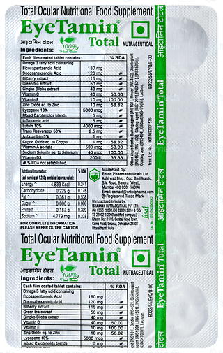 Eyetamin Total Tablet 10