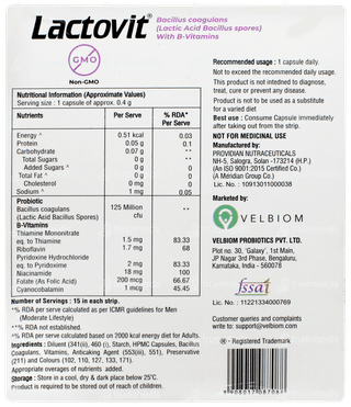 Lactovit Capsule 15