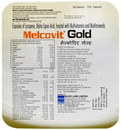 Melcovit Gold Capsule 10