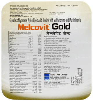 Melcovit Gold Capsule 10