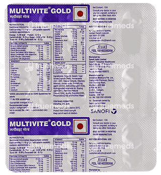 Multivite Gold Capsule 15