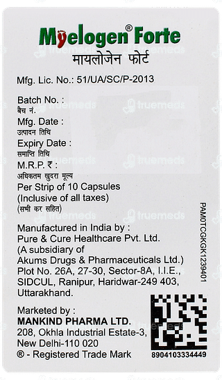 Myelogen Forte Capsule 10