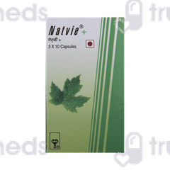 Natvie Plus 200 Iu/150mg/100mg Capsule 10