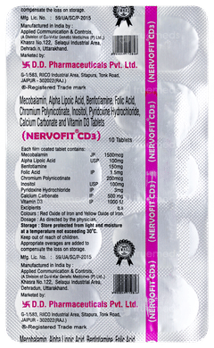 Nervofit Cd3 Tablet 10 Nervofit Cd3 Tablet 10