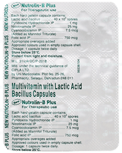 Nutrolin B Plus New Capsule 15 Nutrolin B Plus New Capsule 15