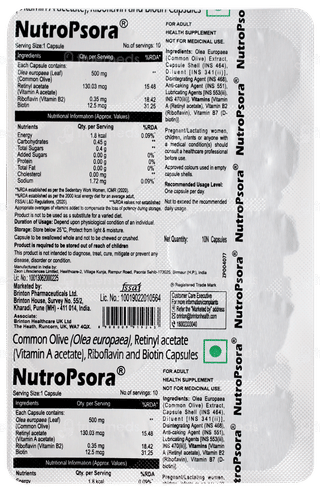 Nutropsora Capsule 10