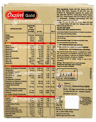 Oxzim Gold Capsule 10