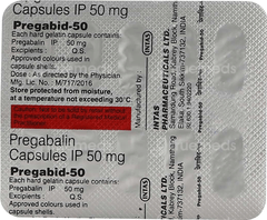Pregabid Forte 50 Mg Capsule 10 Pregabid Forte 50 Mg Capsule 10