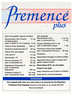 Premence Plus Capsule 15 Premence Plus Capsule 15