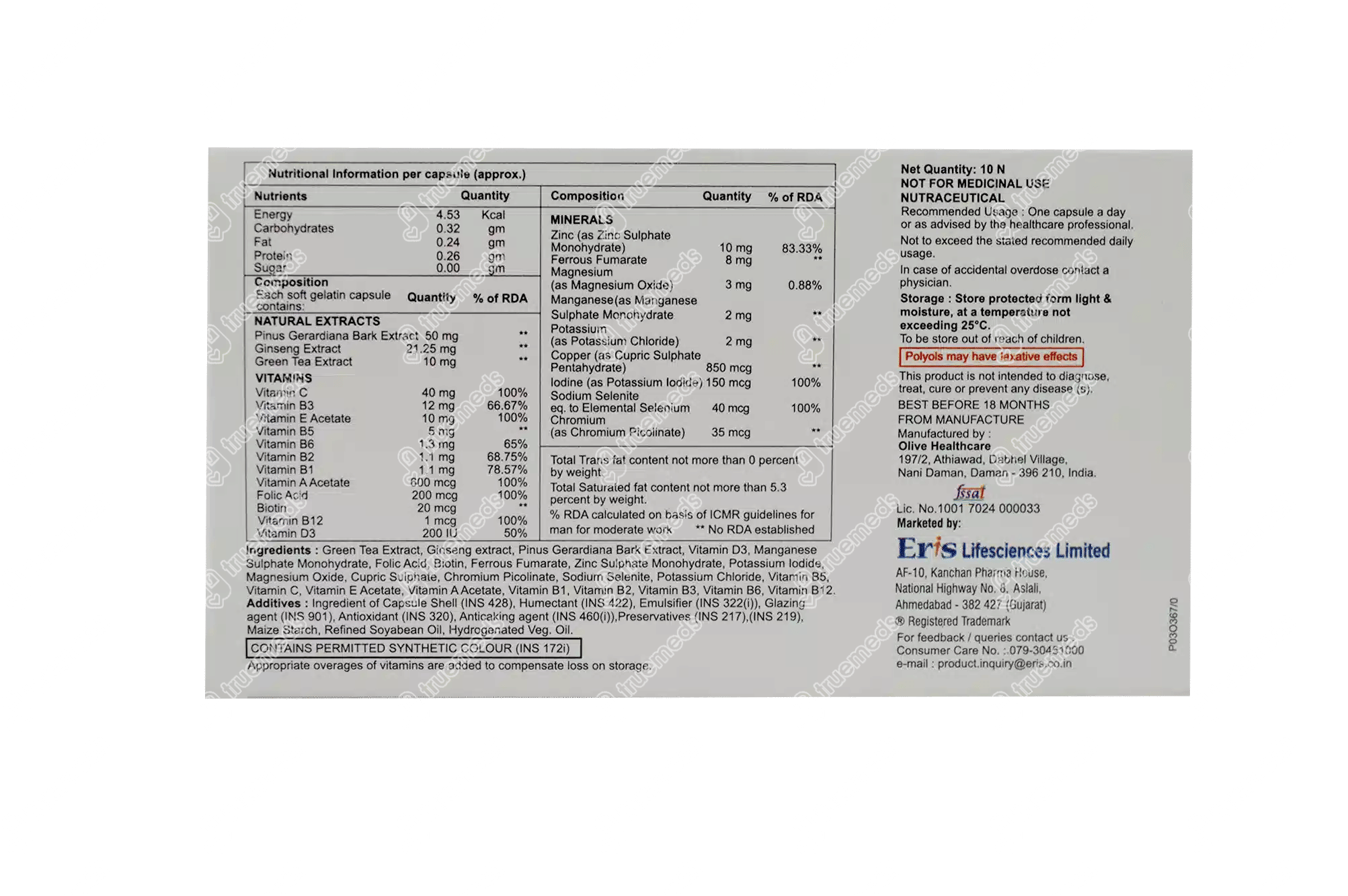 Renerve 24 Capsule 10 Uses, Side Effects, Dosage, Price Truemeds