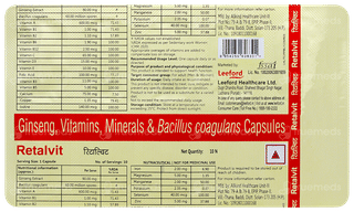 Retalvit Capsule 10