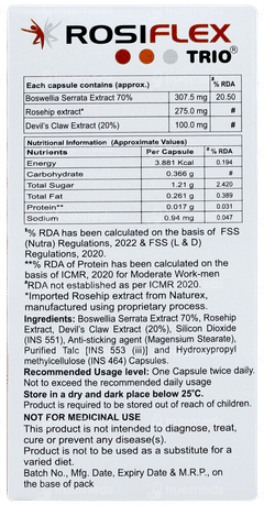 Rosiflex Trio Capsule 14
