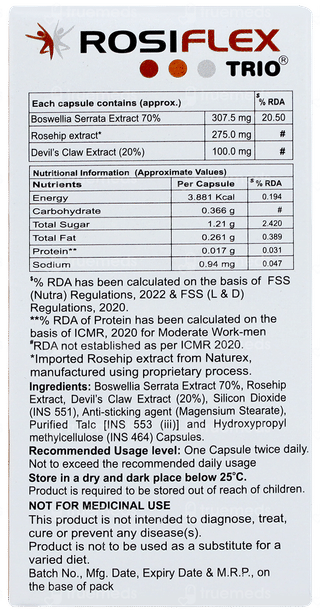 Rosiflex Trio Capsule 14