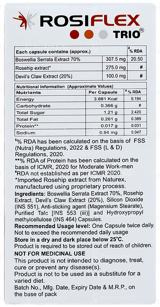 Rosiflex Trio Capsule 14