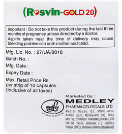 Rosvin Gold 20 Capsule 10