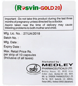 Rosvin Gold 20 Capsule 10