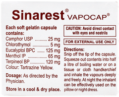 Sinarest Vapocaps Capsule 10 Sinarest Vapocaps Capsule 10