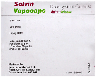 Solvin Vapocaps Capsule 10