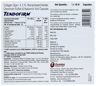 Tendofirm Capsule 15