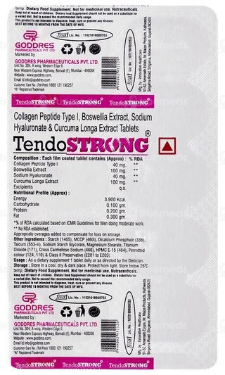 Tendostrong Tablet 10
