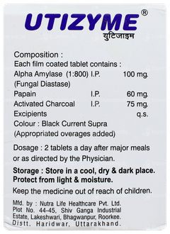 Utizyme Tablet 15