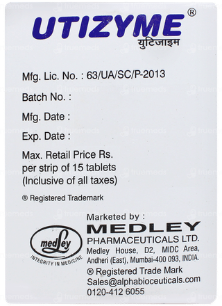 Utizyme Tablet 15
