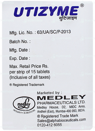 Utizyme Tablet 15