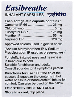 Easibreathe Inhalant Capsule 10