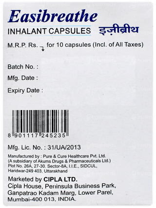 Easibreathe Inhalant Capsule 10