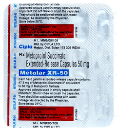Metolar Xr 50 Capsule 15