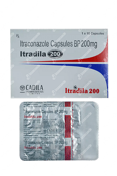 Itradila 200 MG Capsule 10