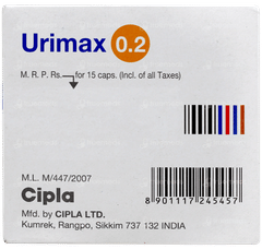 Urimax 0.2 Capsule 15