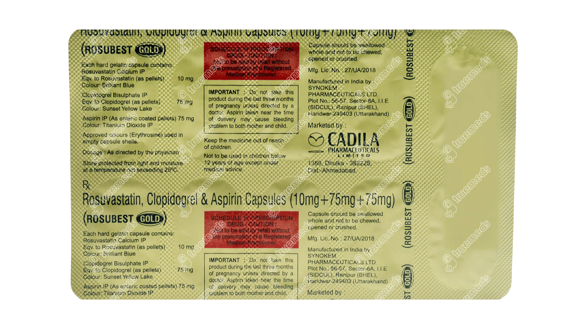 Rosubest Gold Capsule 10