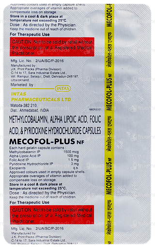 Mecofol Plus Nf Capsule 10