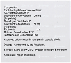 Atorfit Cv 20 Capsule 15