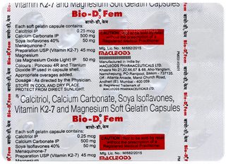Bio D3 Fem Capsule 15