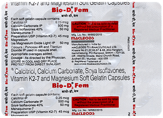 Bio D3 Fem Capsule 15