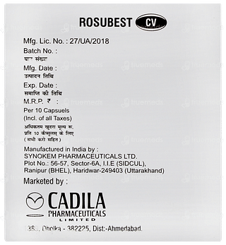 Rosubest Cv Capsule 10