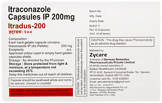 Itradus 200 Capsule 10