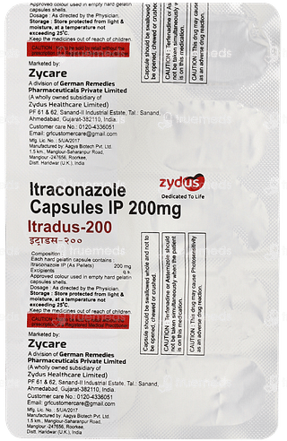 Itradus 200 Capsule 10