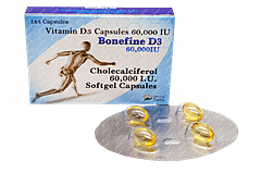 Bonefine D3 60000iu Capsule 4 Bonefine D3 60000iu Capsule 4