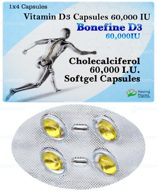 Bonefine D3 60000iu Capsule 4