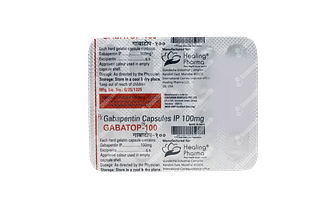 Gabatop 100 MG Capsule 10