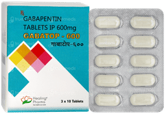 Gabatop 600 Tablet 10