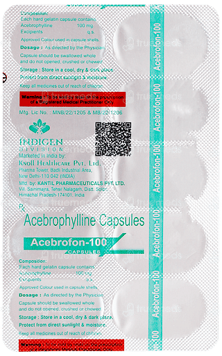 Acebrofon 100 Capsule 10