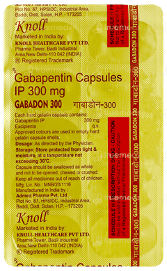 Gabadon 300 Capsule 10 Gabadon 300 Capsule 10