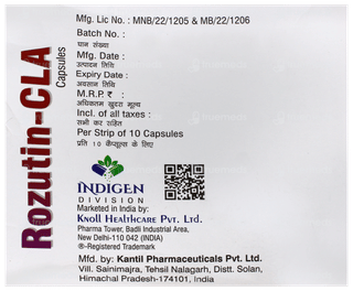 Rozutin Cla Capsule 10