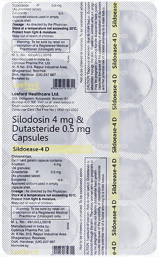 Sildoease 4 D Capsule 10